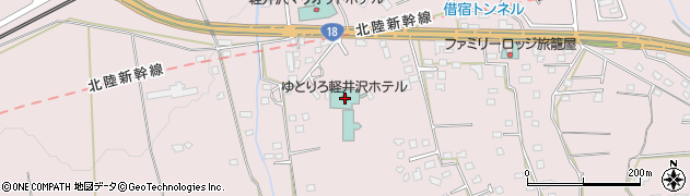 ゆとりろ軽井沢ホテル周辺の地図