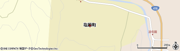 石川県小松市塩原町周辺の地図