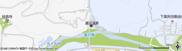 湯沢館周辺の地図