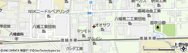 月夜野運送株式会社　高崎営業所周辺の地図