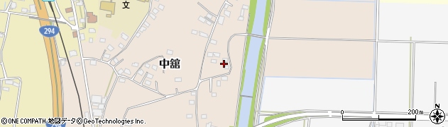 茨城県筑西市中舘923周辺の地図