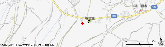 稲田友部線周辺の地図