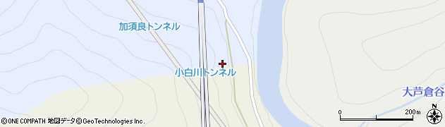加須良トンネル周辺の地図
