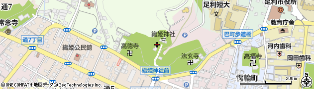 栃木県足利市西宮町3889周辺の地図