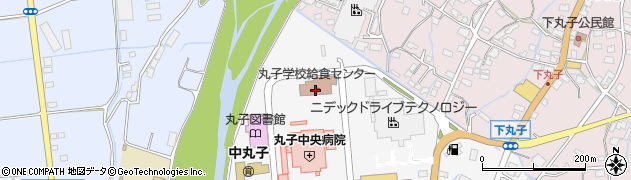 上田市役所　丸子学校給食センター周辺の地図