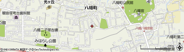 八幡築山児童公園周辺の地図