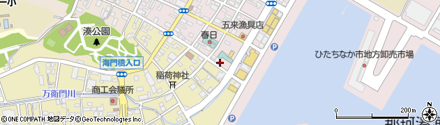 茨城県ひたちなか市湊本町周辺の地図