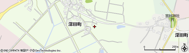 石川県加賀市深田町ハ86周辺の地図