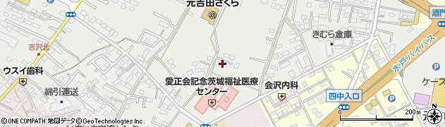 茨城県水戸市元吉田町1860周辺の地図