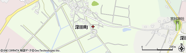 石川県加賀市深田町ハ74周辺の地図
