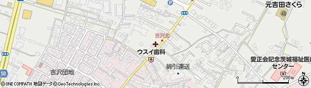 茨城県水戸市元吉田町1281周辺の地図