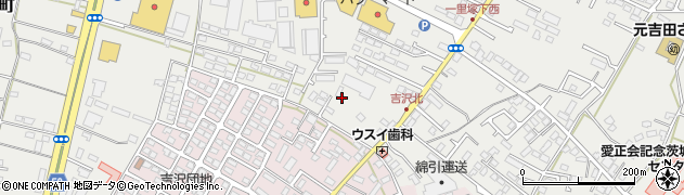 茨城県水戸市元吉田町1280周辺の地図
