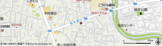 群馬県高崎市貝沢町1376-3周辺の地図