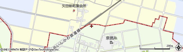 石川県加賀市高塚町（ル）周辺の地図