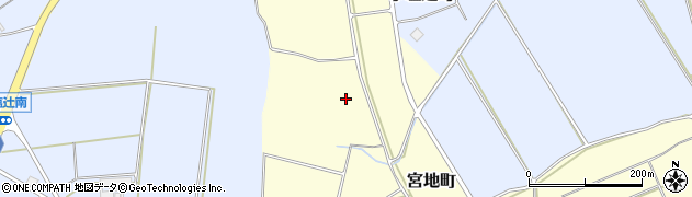 石川県加賀市宮地町（丙）周辺の地図