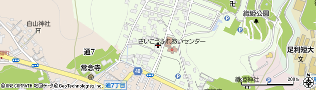 栃木県足利市西宮町2852周辺の地図