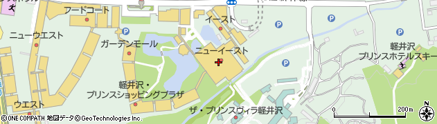 サロモンウィルソンファクトリーアウトレット軽井沢店周辺の地図
