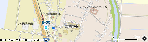 茨城県筑西市中舘1121周辺の地図