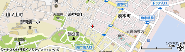 藤屋ホテル周辺の地図