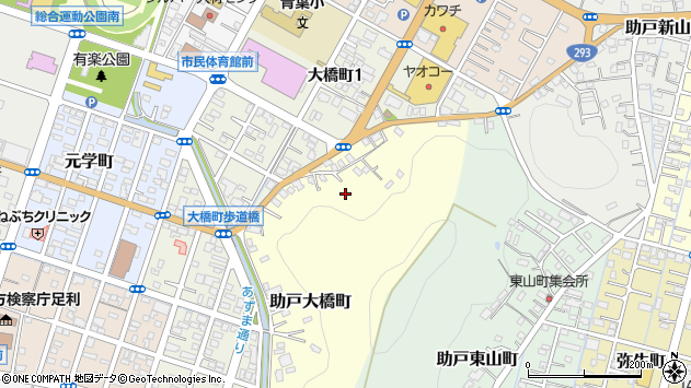 〒326-0048 栃木県足利市助戸大橋町の地図