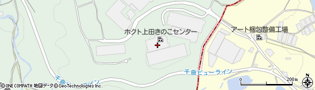 ホクト株式会社　上田きのこセンター周辺の地図