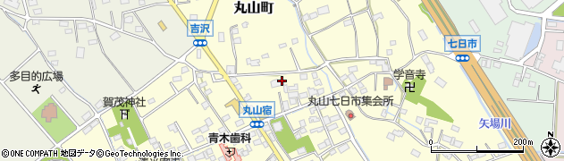 群馬県太田市丸山町周辺の地図