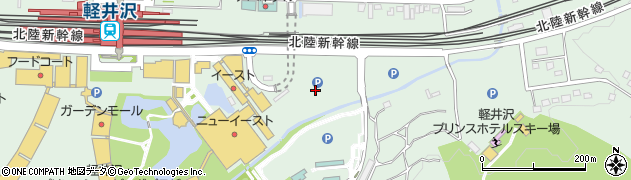 軽井沢プリンスショッピングプラザ第７駐車場周辺の地図
