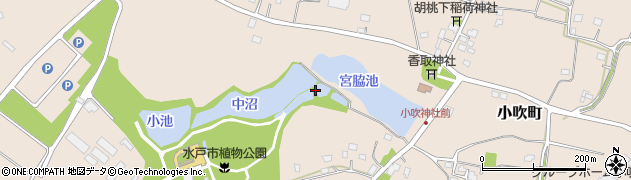 茨城県水戸市小吹町511周辺の地図