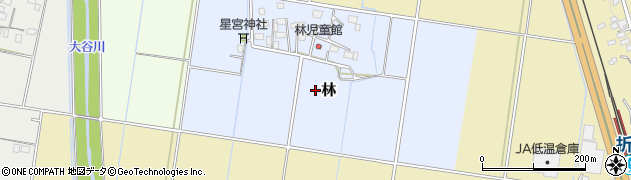 茨城県筑西市林周辺の地図