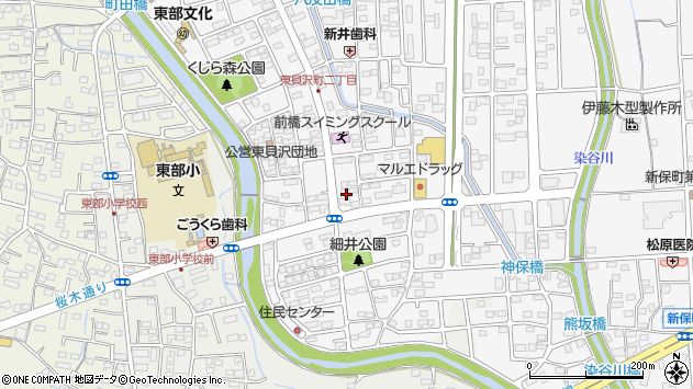 〒370-0041 群馬県高崎市東貝沢町の地図