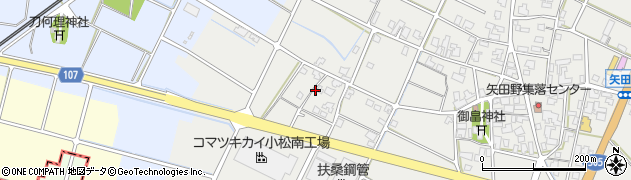 石川県小松市矢田野町（参八）周辺の地図