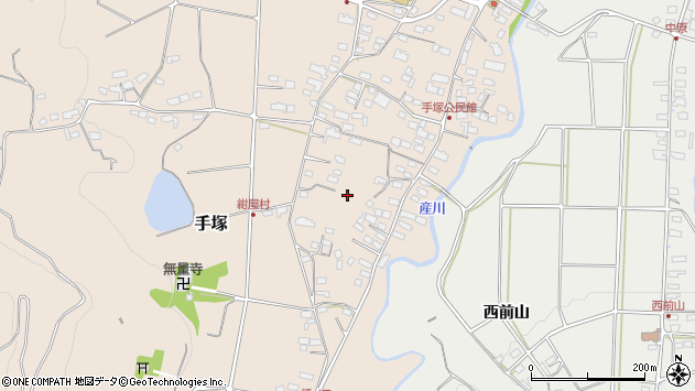 〒386-1433 長野県上田市手塚の地図
