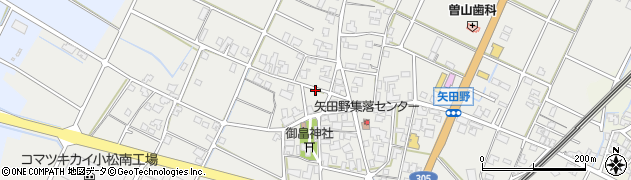 石川県小松市矢田野町（弐九）周辺の地図
