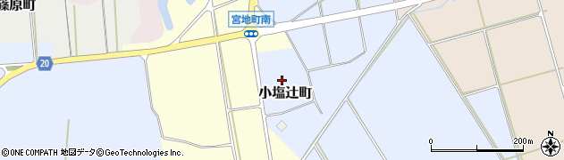 石川県加賀市小塩辻町（ラ）周辺の地図