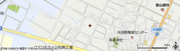 石川県小松市矢田野町キ周辺の地図