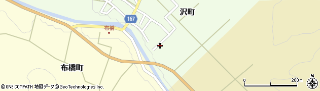 石川県小松市沢町（ヘ）周辺の地図
