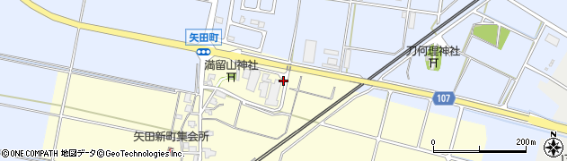 石川県小松市矢田新町（ヘ）周辺の地図