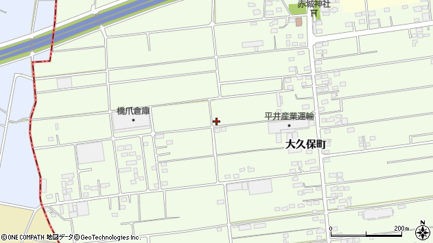 〒379-2306 群馬県太田市大久保町の地図