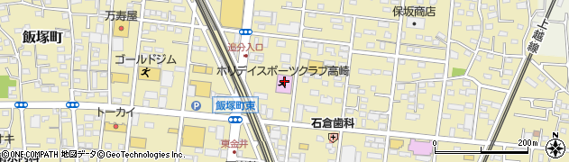 ホリディスポーツクラブ高崎周辺の地図