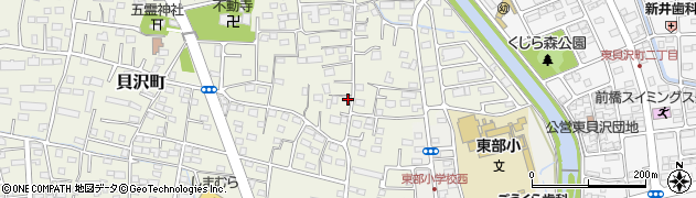 群馬県高崎市貝沢町1477-2周辺の地図