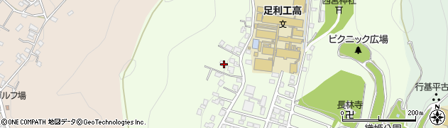 栃木県足利市西宮町3795周辺の地図