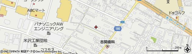 茨城県水戸市元吉田町1456周辺の地図