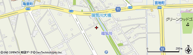 端気川橋周辺の地図