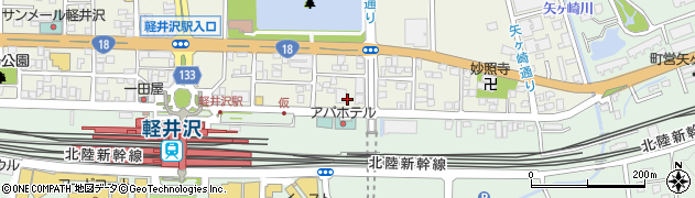 日産レンタカー軽井沢駅前店周辺の地図