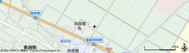 茨城県水戸市東前町周辺の地図