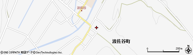 石川県小松市波佐谷町カ周辺の地図