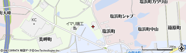 石川県加賀市美岬町（丁）周辺の地図