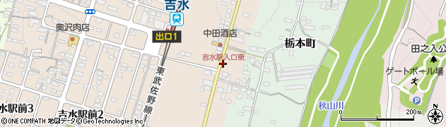 吉水駅入口東周辺の地図