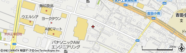 茨城県水戸市元吉田町1304周辺の地図