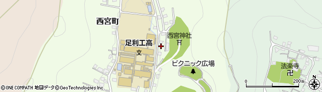 栃木県足利市西宮町2938周辺の地図